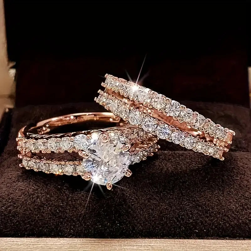 Gaëlle | Gold Ring Set