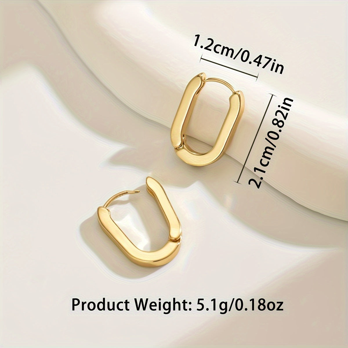 Kaia | Geometric Gold Earrings
