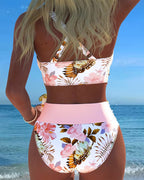Sasha | Stylish Floral Cut-Out Bikini