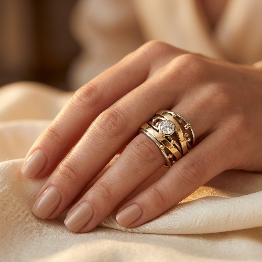 Faye | Bezel Wrap Ring