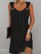 Maurice | Stylish V-Neck Sleeveless Dress
