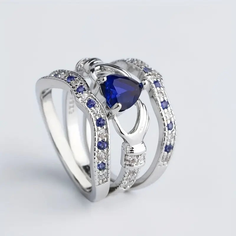 Yara | Sapphire Interlocking Ring