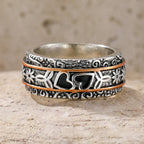 Cosima | Engraved Silver Heritage Ring