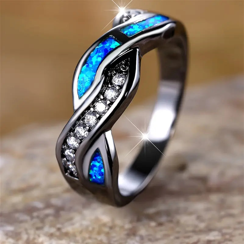 Sabine | Silver Twisted Ring