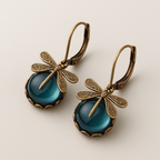 Dragonfly Globe | Drop Earrings