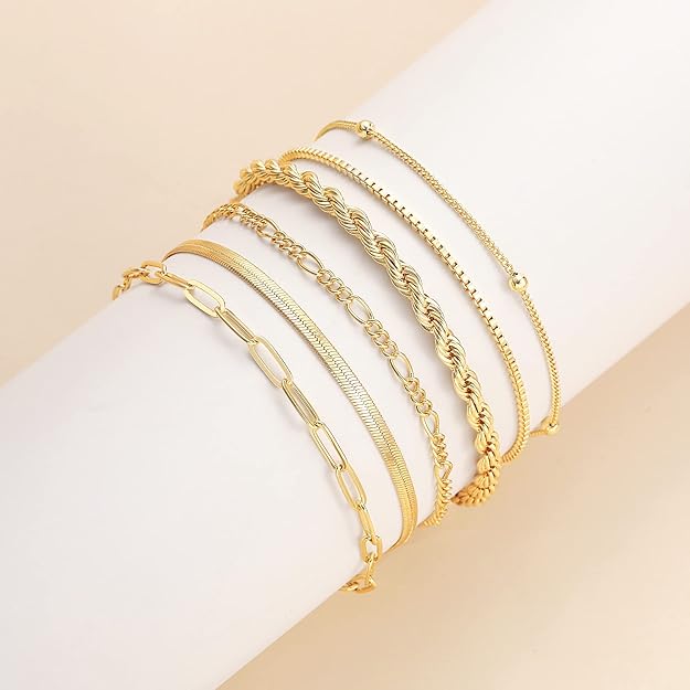 Isabella Vernetta Bracelet Set | White Gold