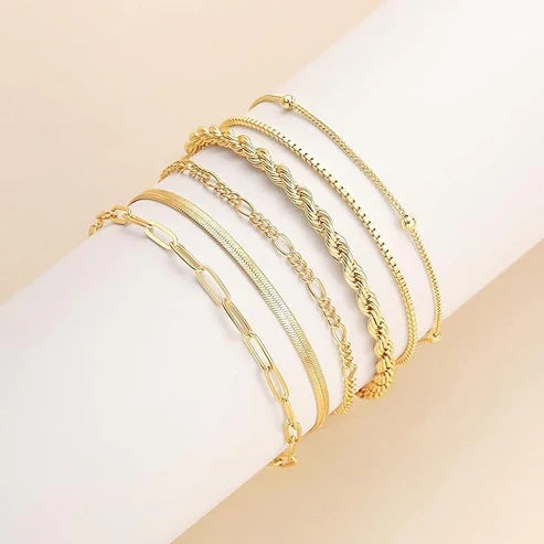 Isabella | Layered Bracelet Set
