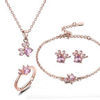 Paws | Rose Gold Jewellery Set