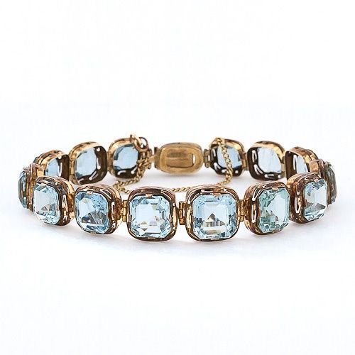 Azure Tide | Gold Bracelet