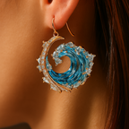 Ocean's Oath | Opal Earrings