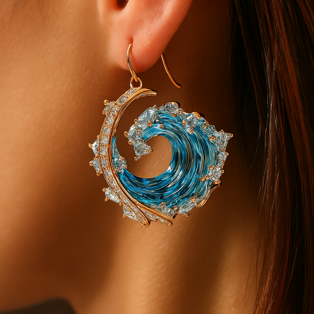 Ocean's Oath | Opal Earrings