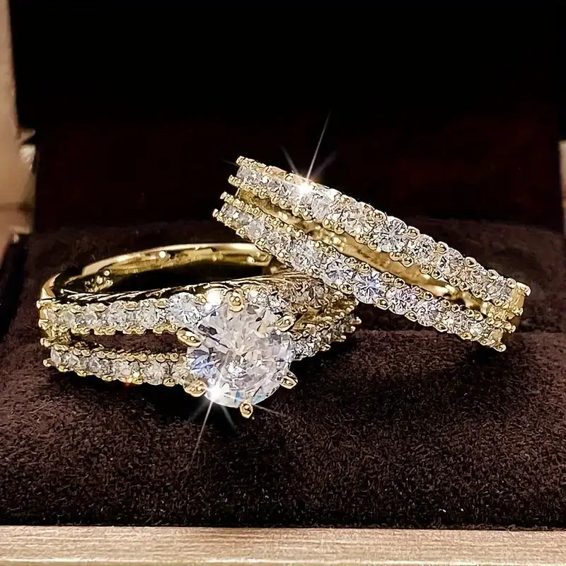 Ring Set Eternal Radiance | Gold