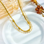 Willow | Double-Layer Gem Necklace