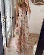 Sonya | Timeless Sleeveless Slit Midi Dress