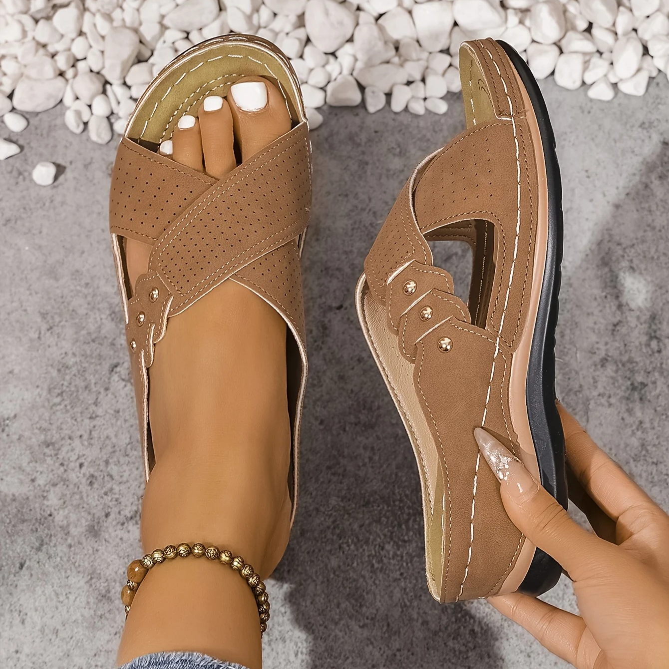 Ezera | Stylish Orthopedic Wedge Sandals