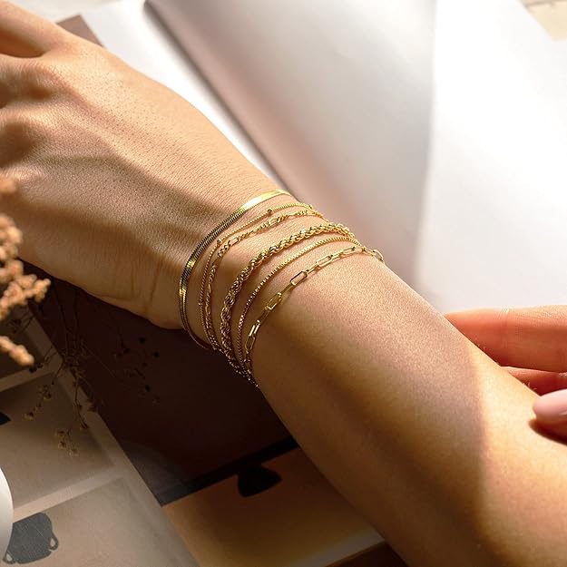 Isabella Vernetta Bracelet Set | White Gold