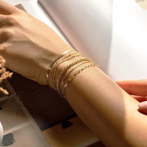 Isabella | Layered Bracelet Set