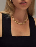 Ottoline | Gold Cuban Link Necklace