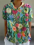 Daisy | Stylish Watercolor Floral Shirt