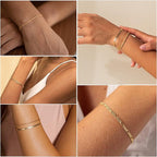 Isabella Vernetta Bracelet Set | White Gold