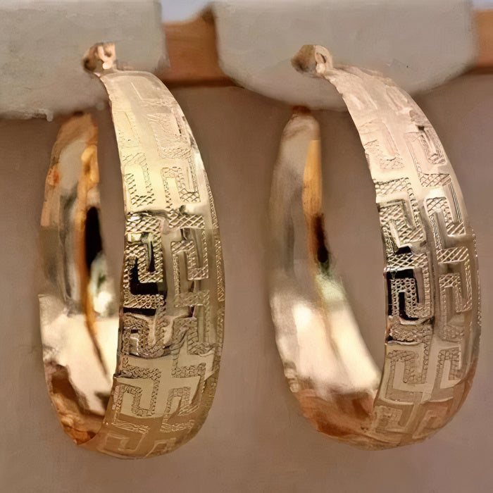 Vintage Gold Ethnic Earrings
