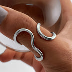 Tegan | Asymmetric Wave Ring
