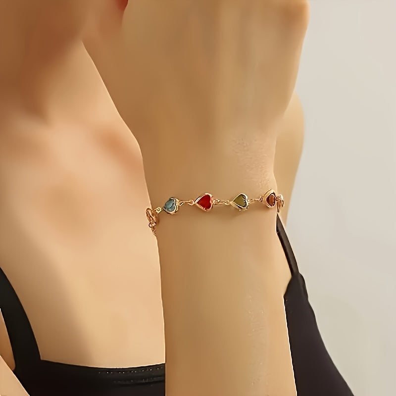 Aurélie | Heart Link Bracelet