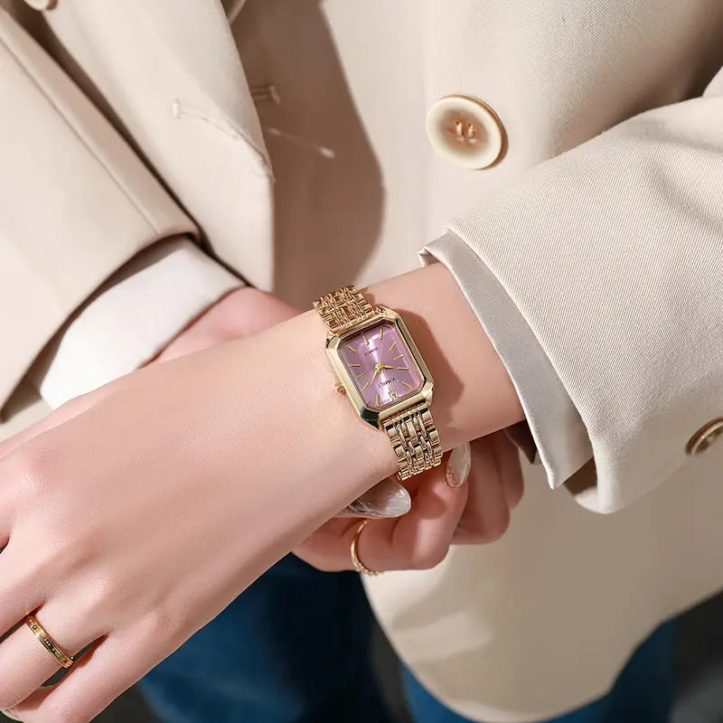Francine | Gold Link Watch