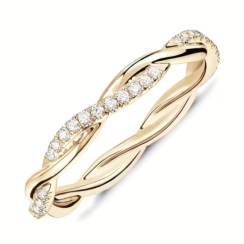 Gloriana | Gold Two-Style Accent Ring