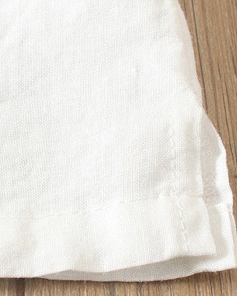 Adeline | Short Sleeve Round Neck Blouse