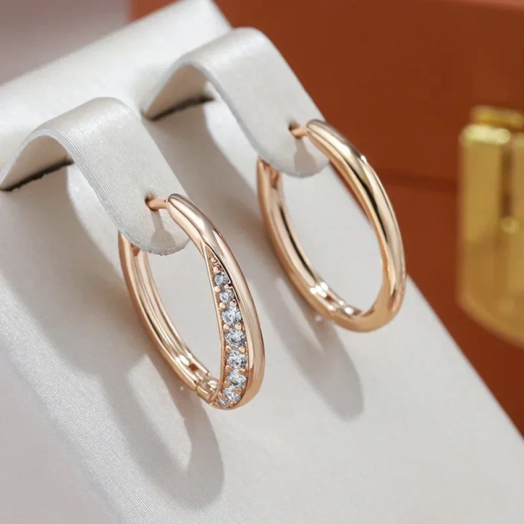 Stylish Gold Earrings