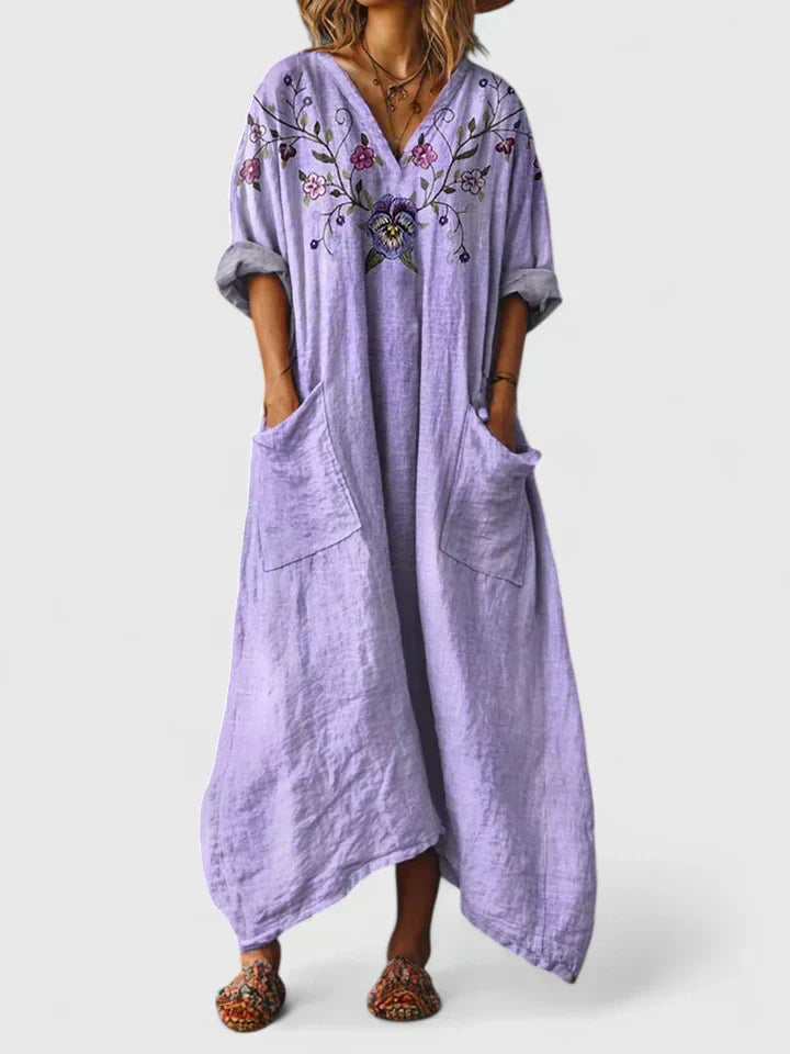 Clarissa | Elegant Oversize Pocket Dress