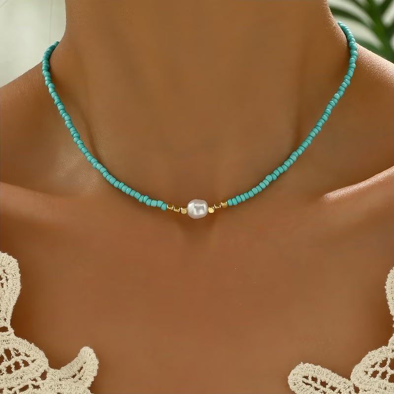 Rosa | Minimal Pearl Necklace
