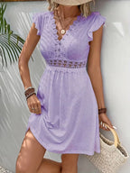Bethany | Stylish Lace Butterfly Sleeve Dress
