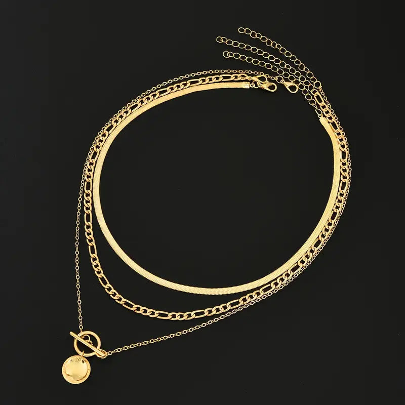 Savella | Coin Layered Necklace