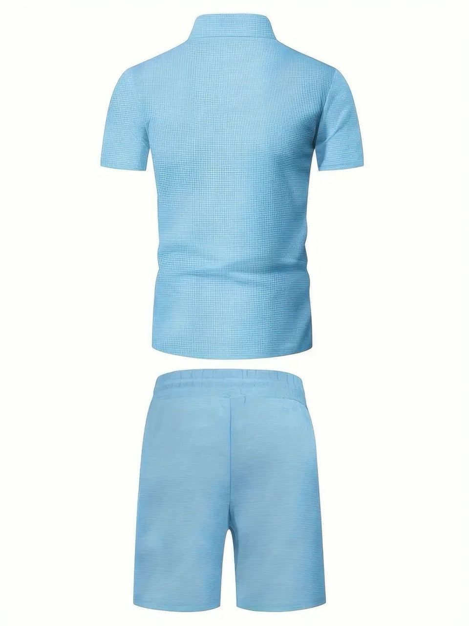 Stuart | Classic Zipper Shirt and Short Set