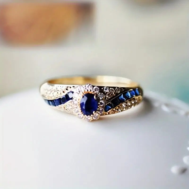 Blythe | Sapphire Band Ring