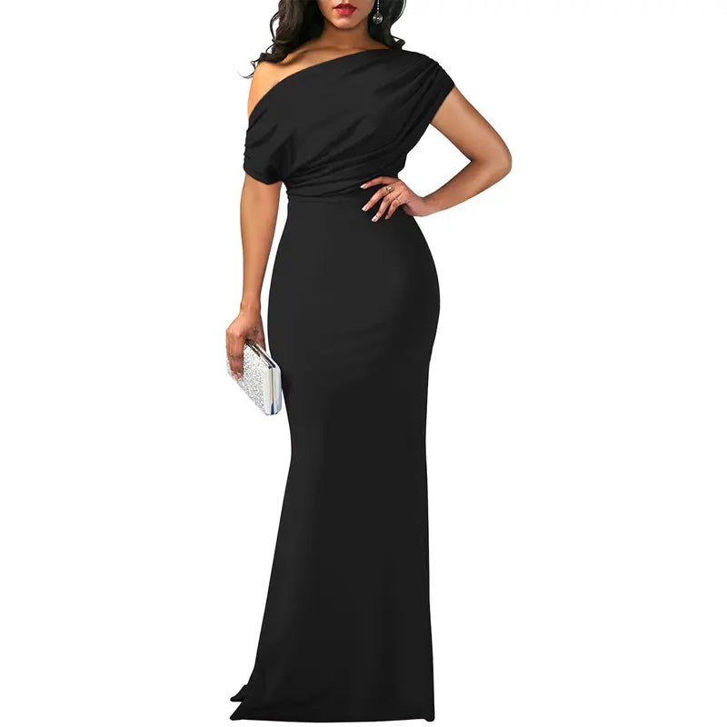 Felicity | Elegant Off-Shoulder Evening Dress