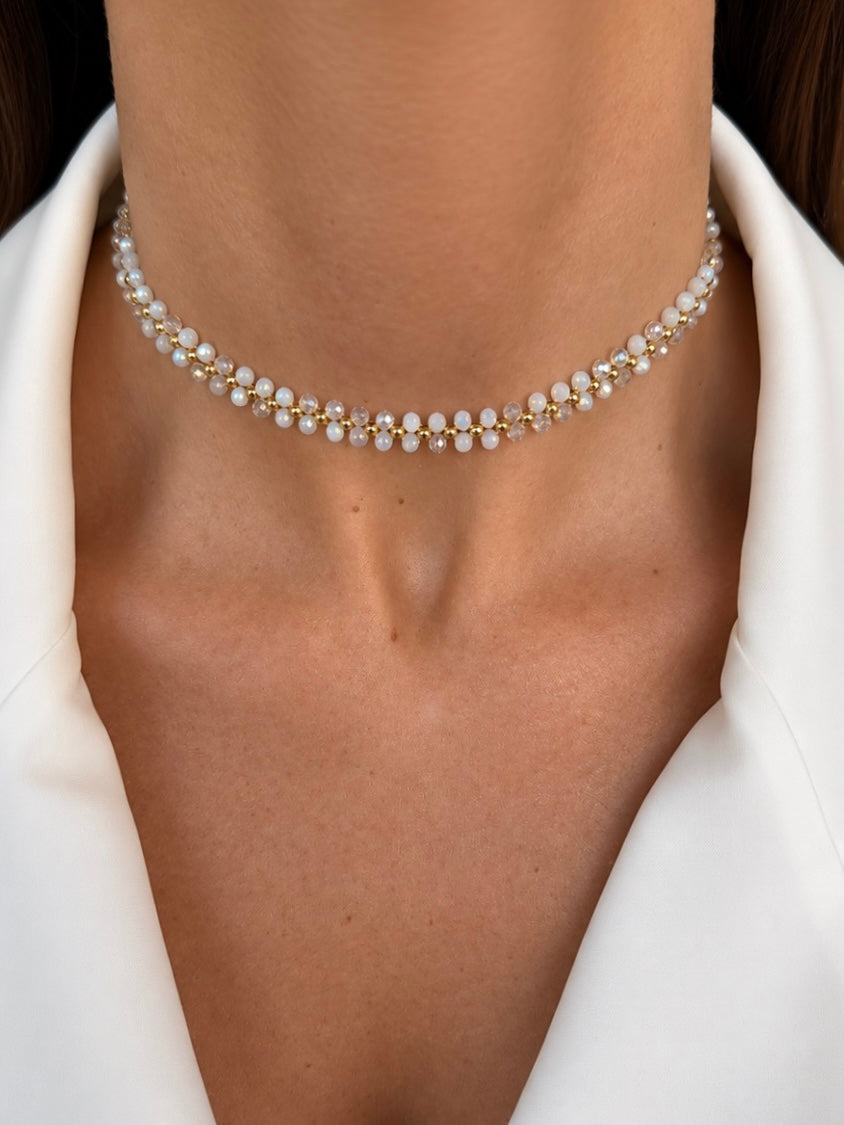 Zante White Necklace