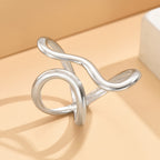 Tegan | Asymmetric Wave Ring