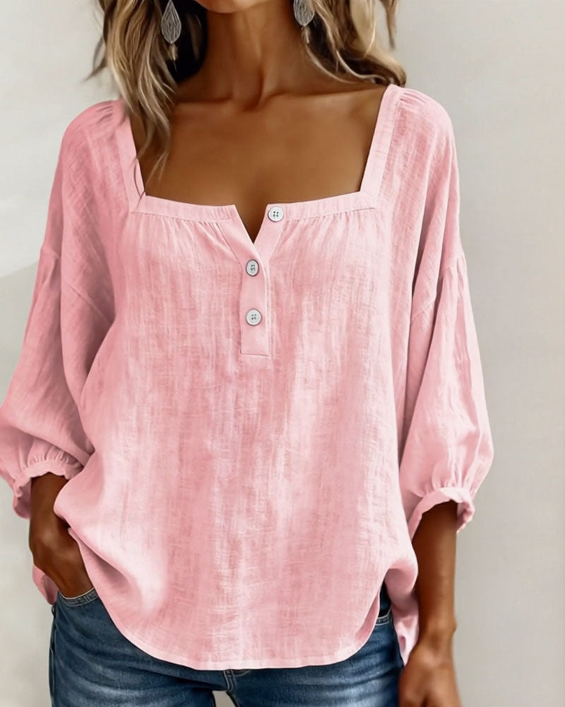 Orlinda | Stylish Relaxed Puff Sleeve Blouse