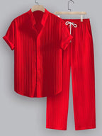 Mitchell | Classic Collar Shirt and Trouser Set