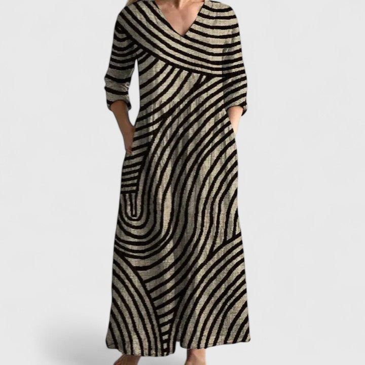 Arabella | Comfortable Geometric Style Dress