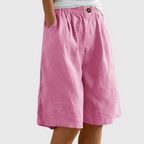 Alicia | Loose-Fit Elastic Waist Shorts