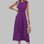 Dulcie | Elegant Sleeveless Round Neck Maxi Dress