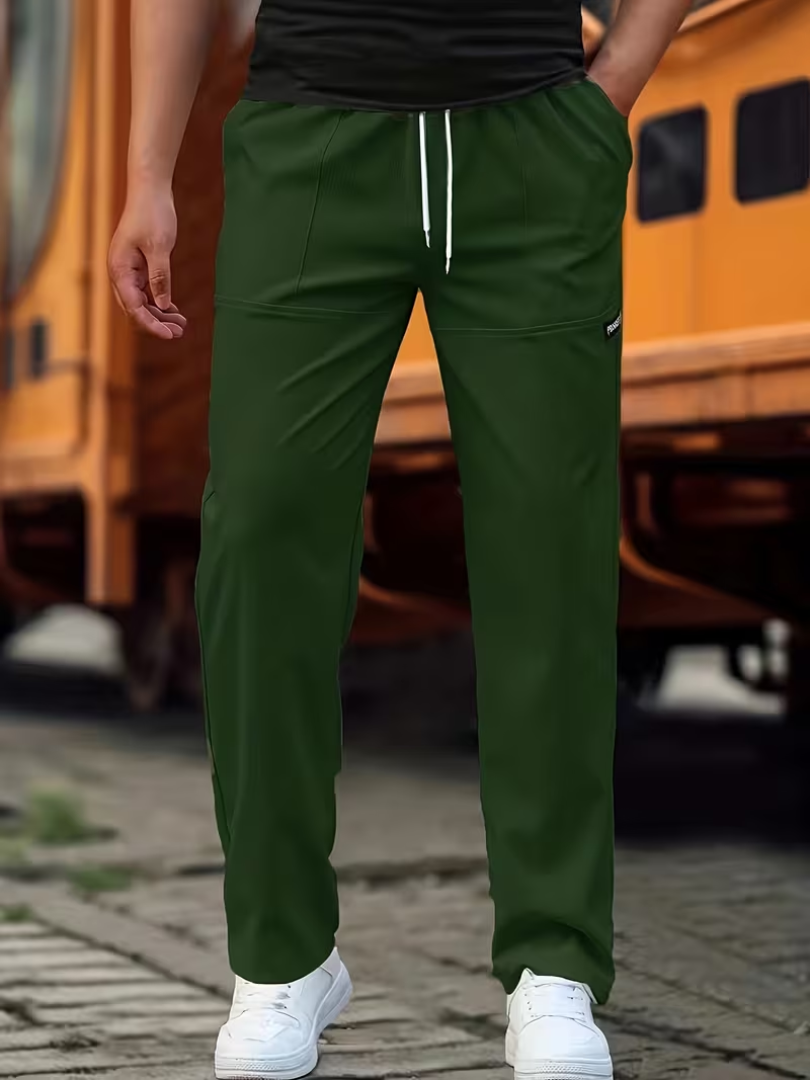 Jasper | Casual Lightweight Straight-Leg Pants