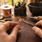 Patricia's Lace Copper Ring