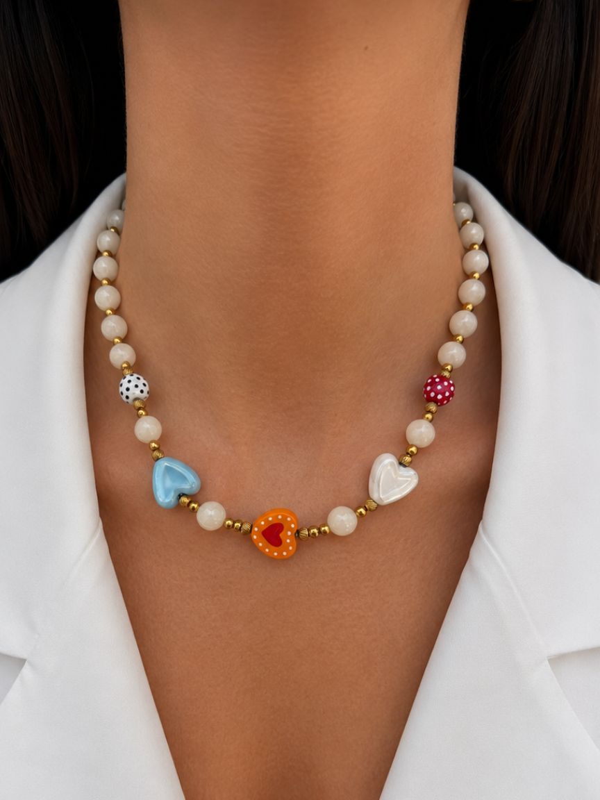 Samoa White Necklace
