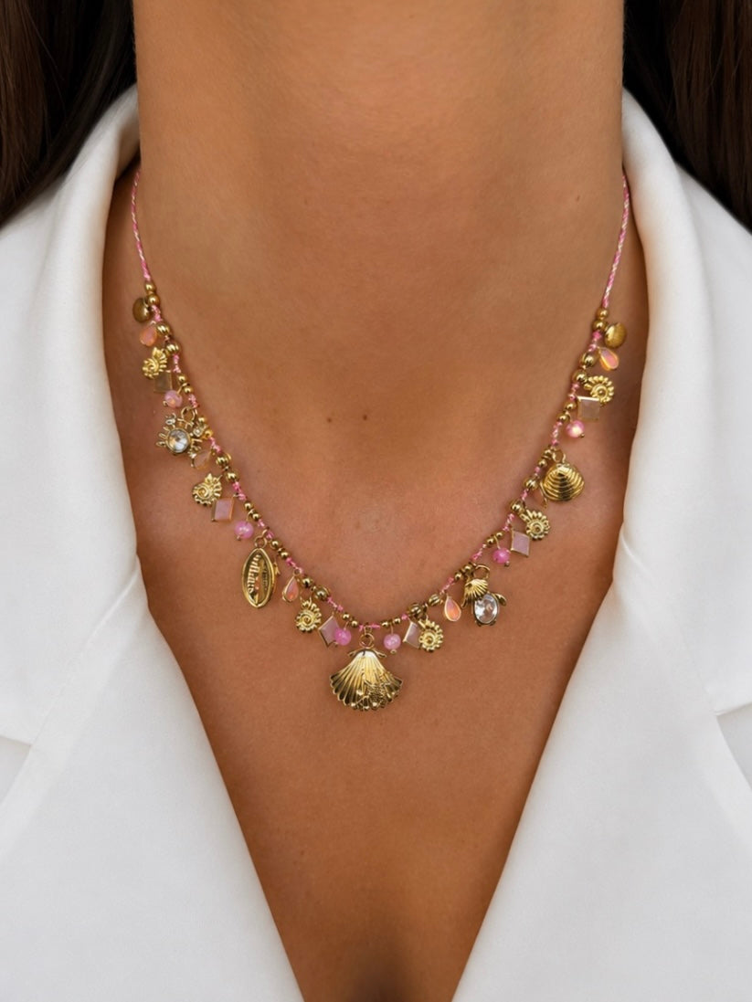 Portofino Pink Necklace