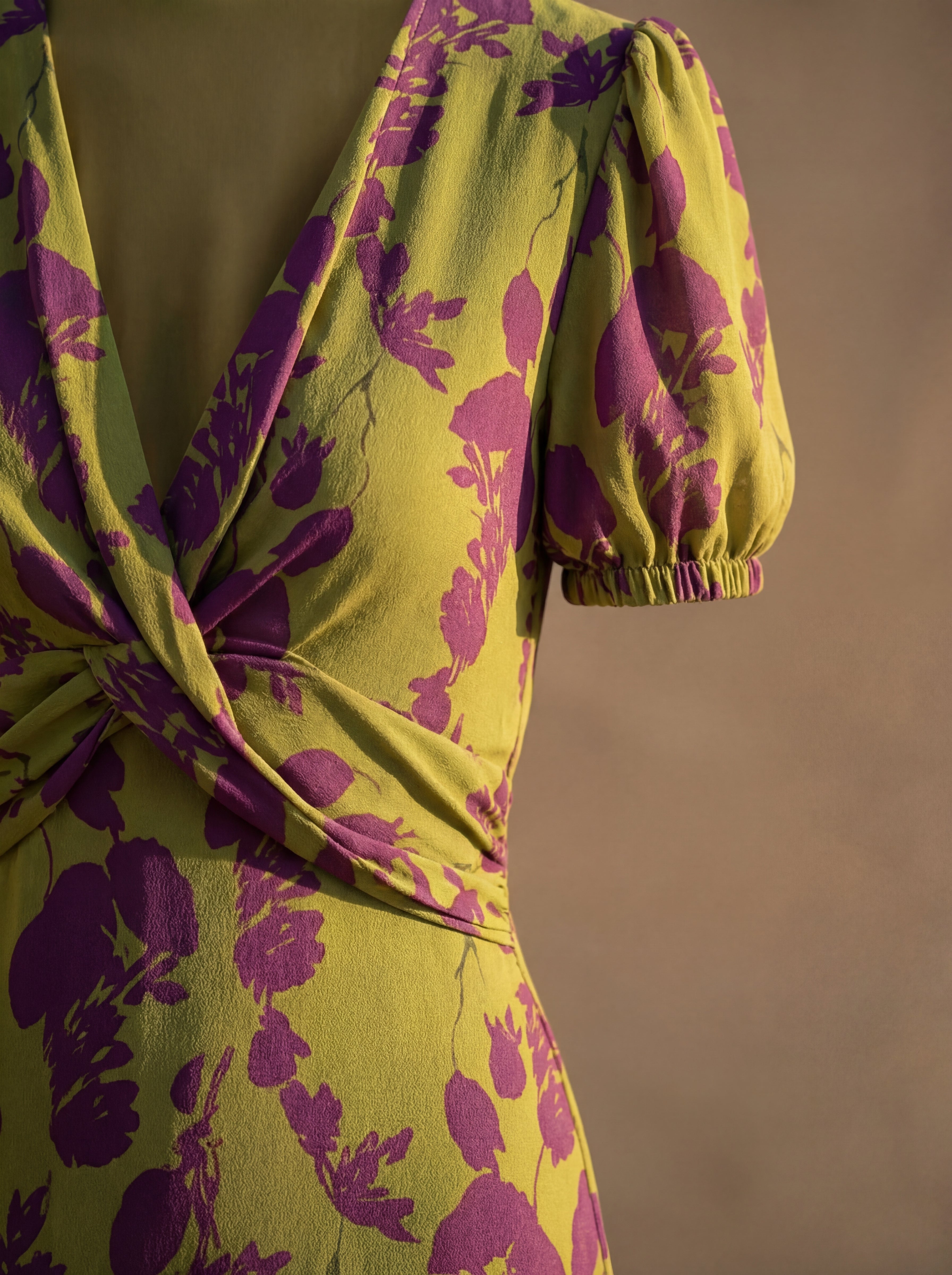 Sierra | Elegant Silk Fabric Dress